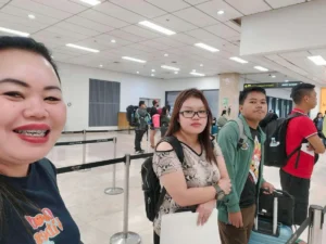 me and the family in Cebu Pacific