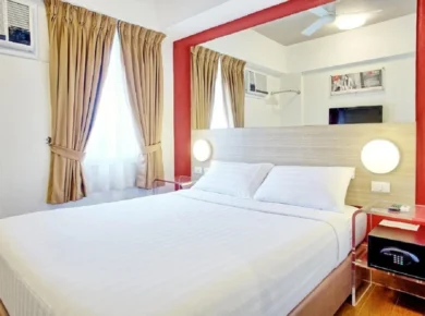 premium soft bed of red planet cebu