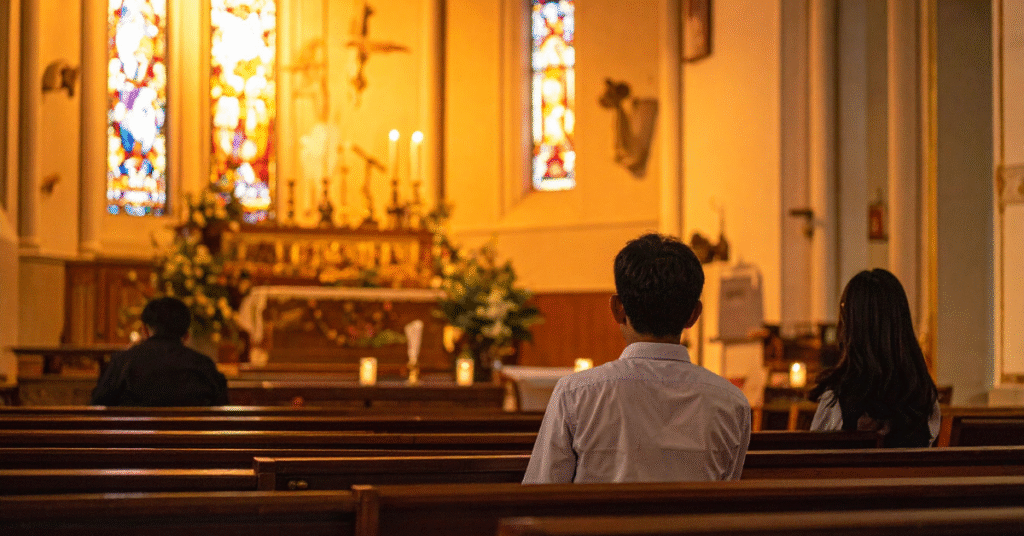 Cebu Life & Leisure: Simply Cebu, Beautifully Lived Praying and Reflection at the Church
